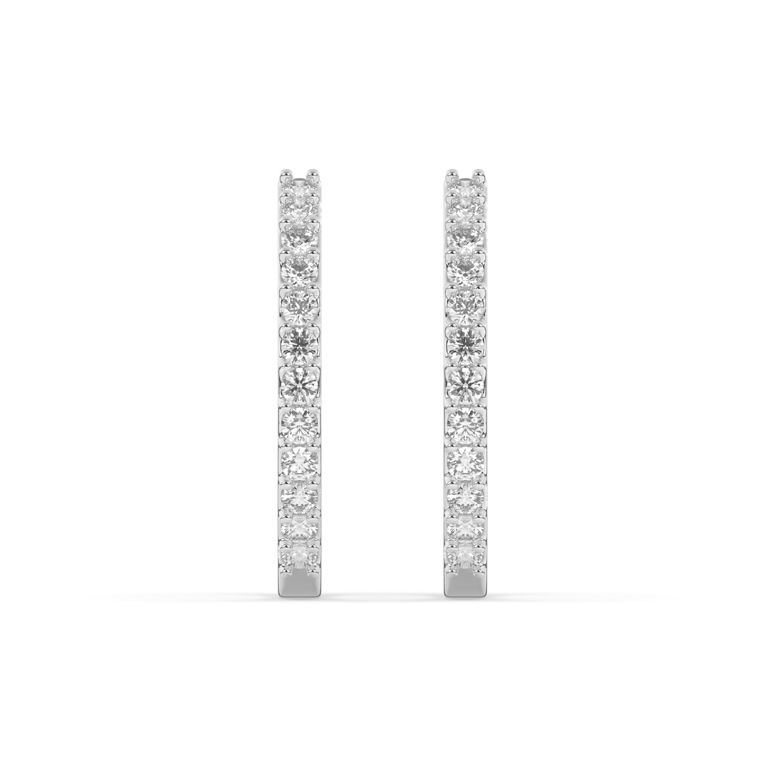Aurelia Diamond Hoop Earring