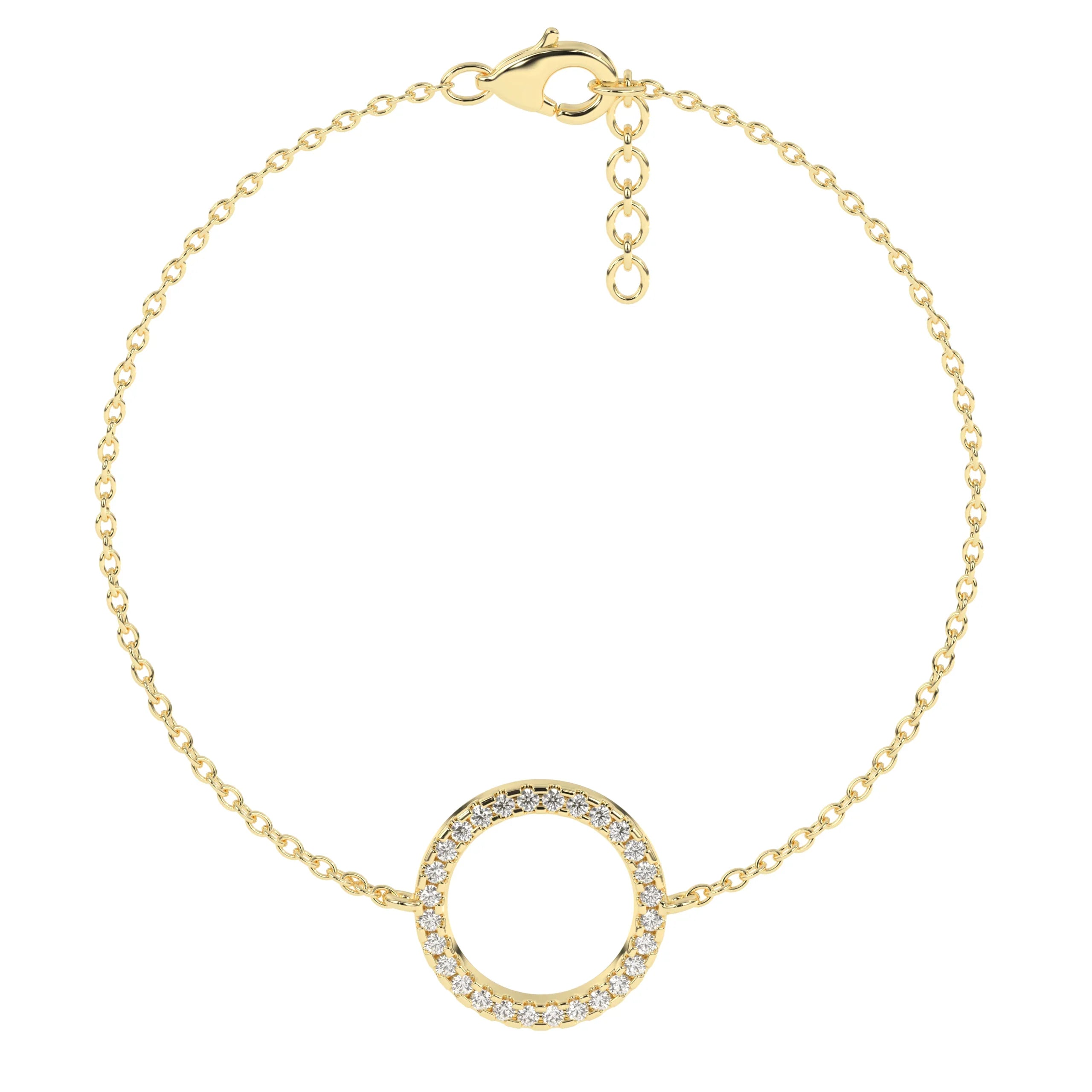 Celestia Elegant Diamond Bracelet