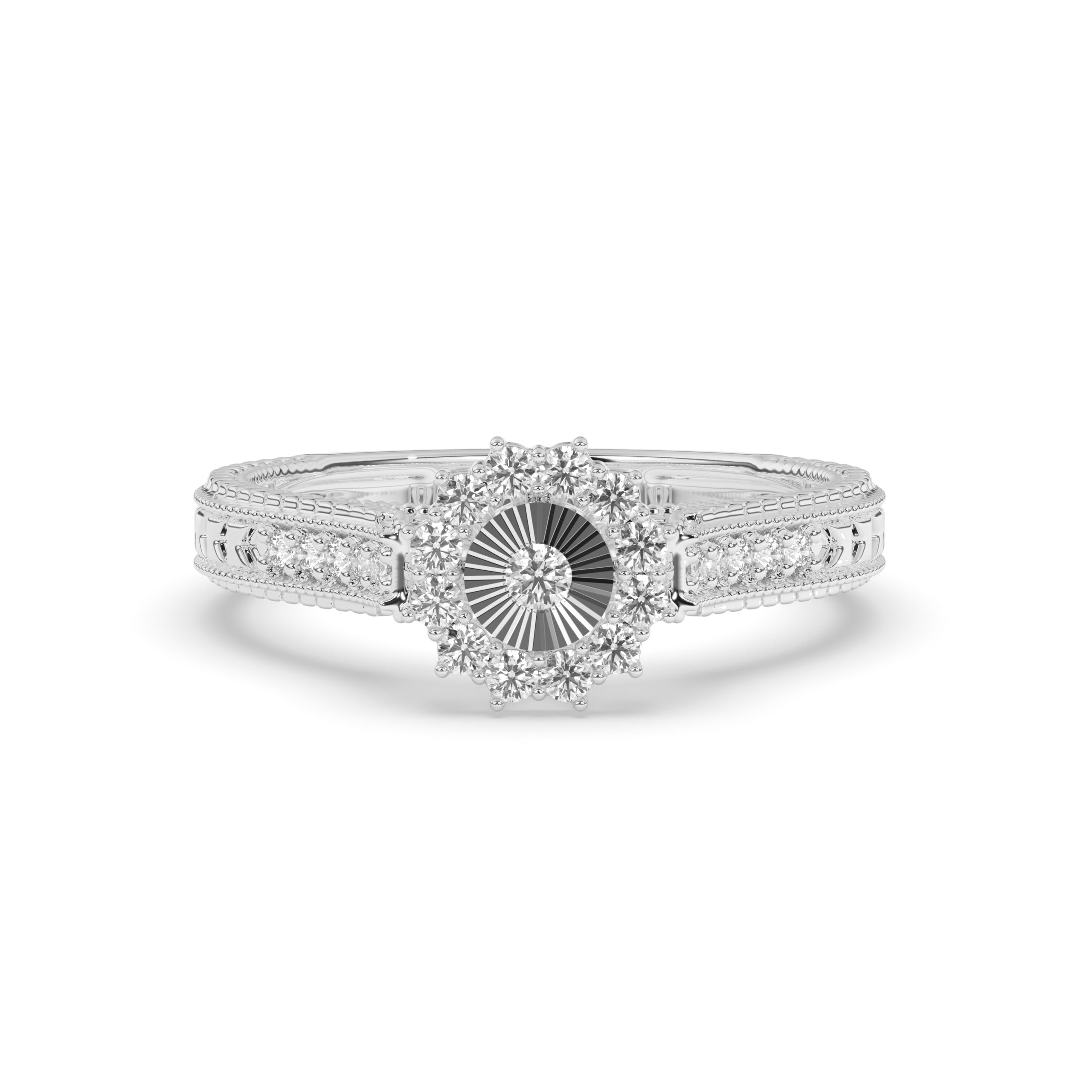 Veloria Halo Diamond Ring