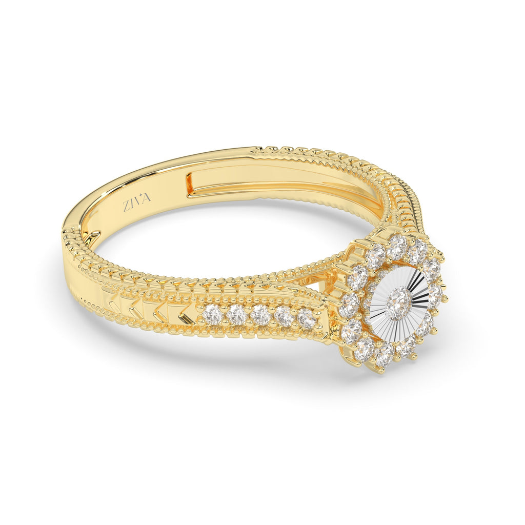 Veloria Halo Diamond Ring