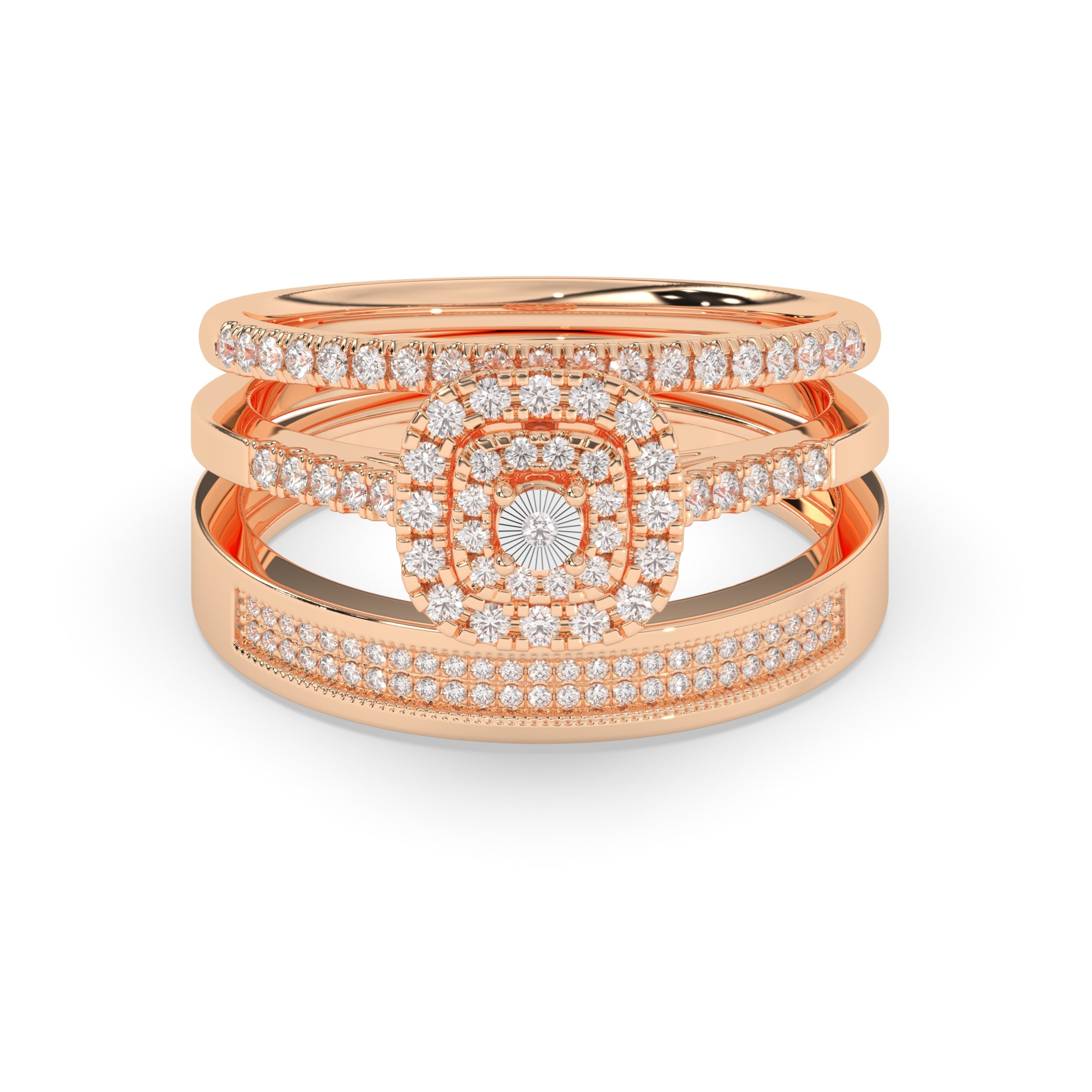 Imperium Halo Diamond Ring