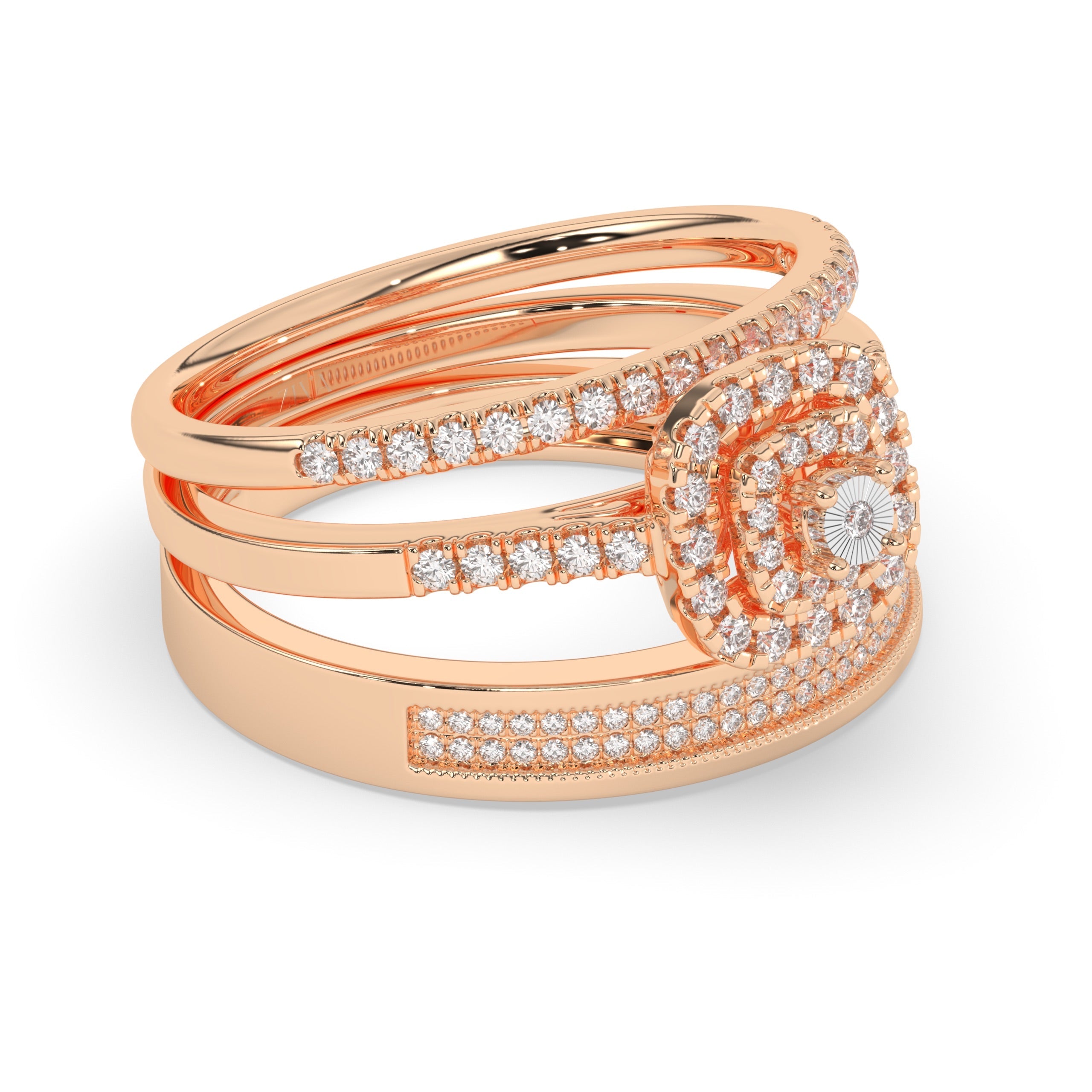 Imperium Halo Diamond Ring