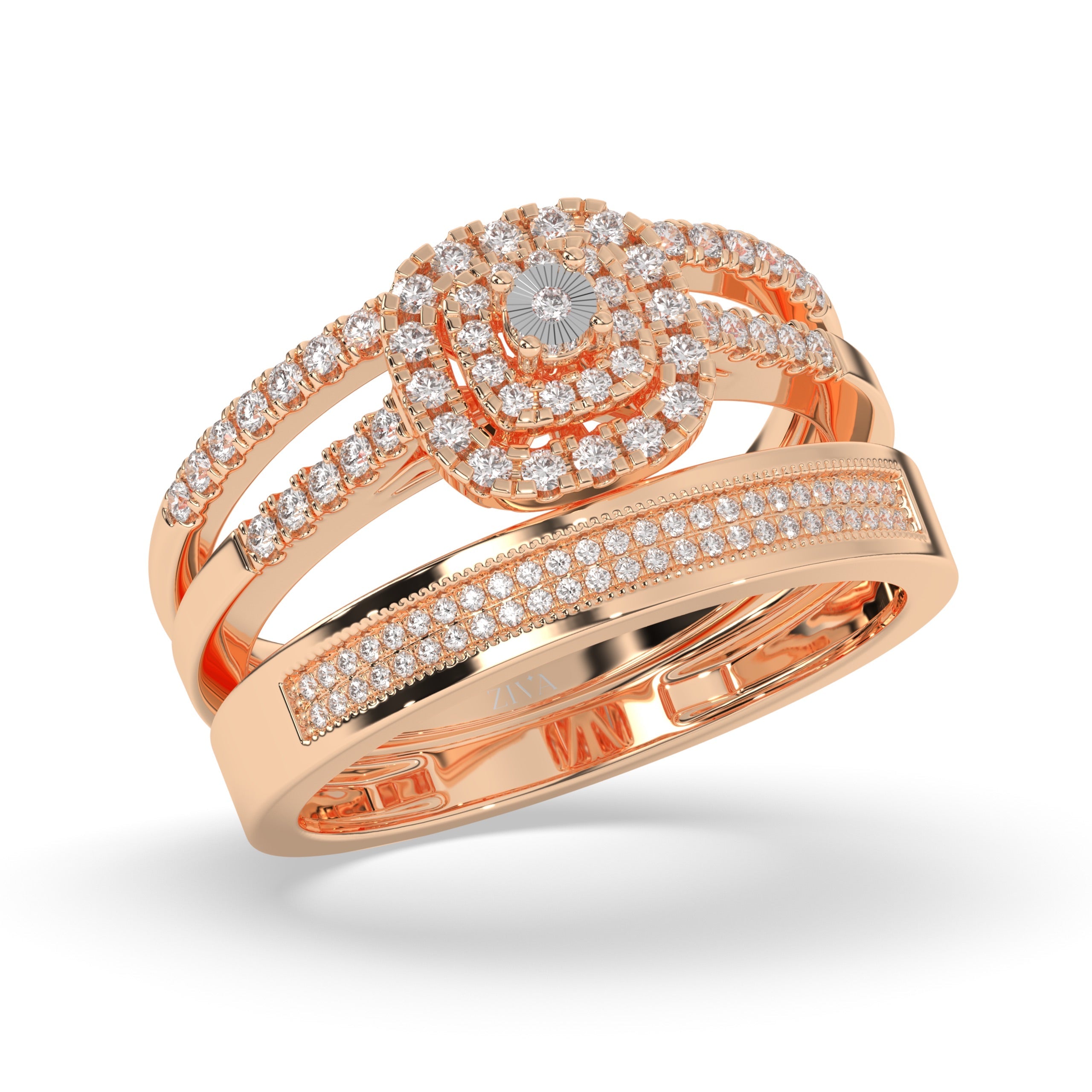 Imperium Halo Diamond Ring