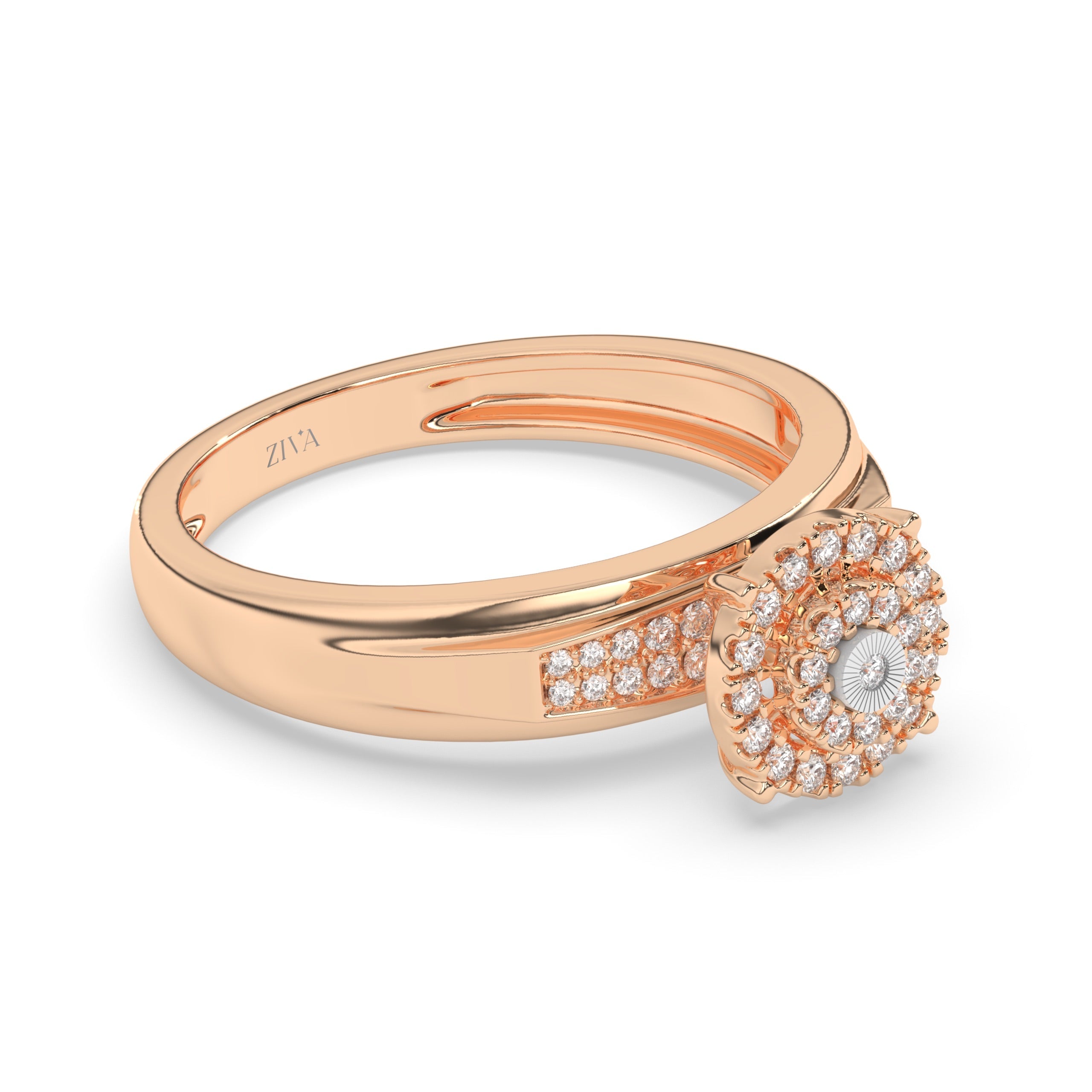 Regal Halo Diamond Ring