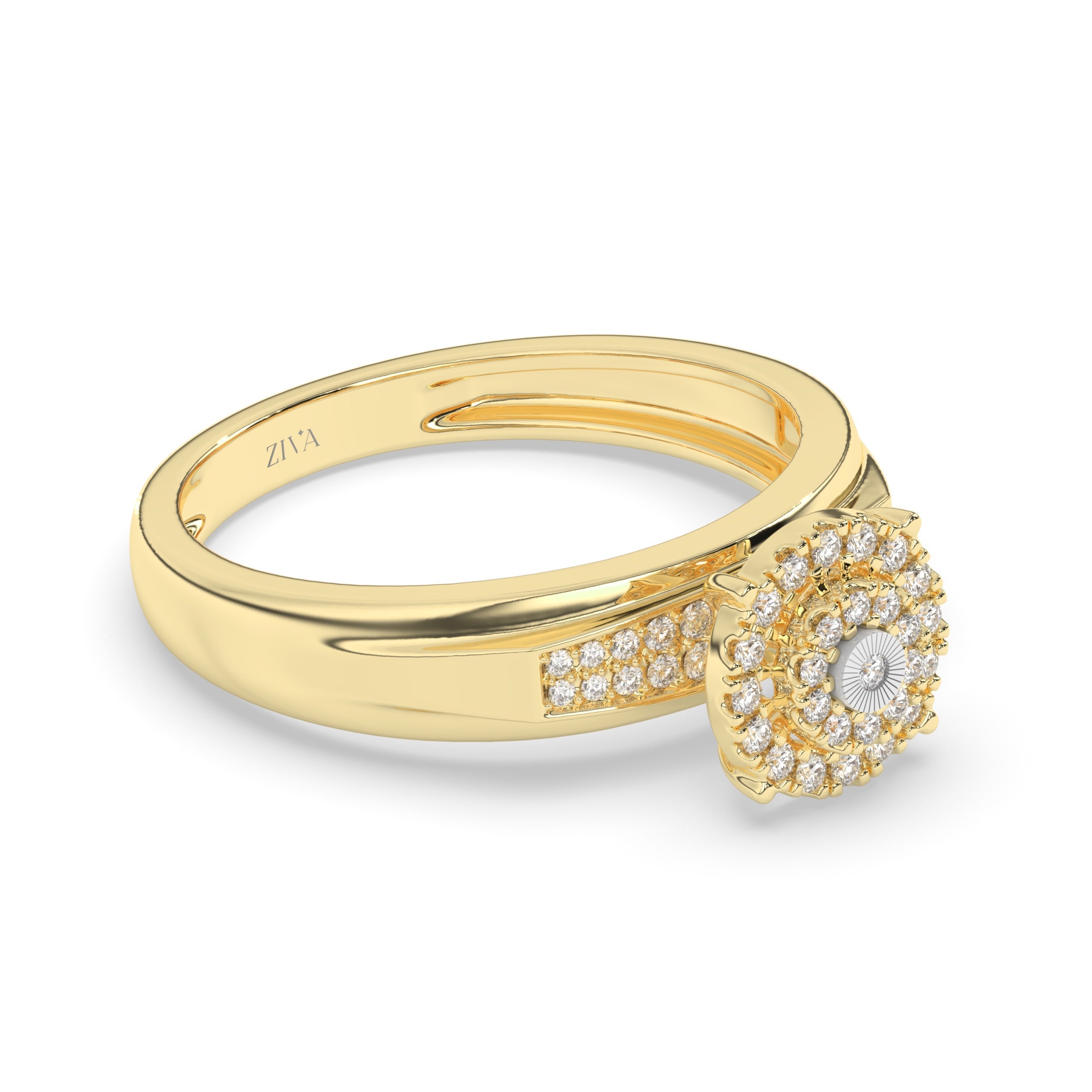 Regal Halo Diamond Ring