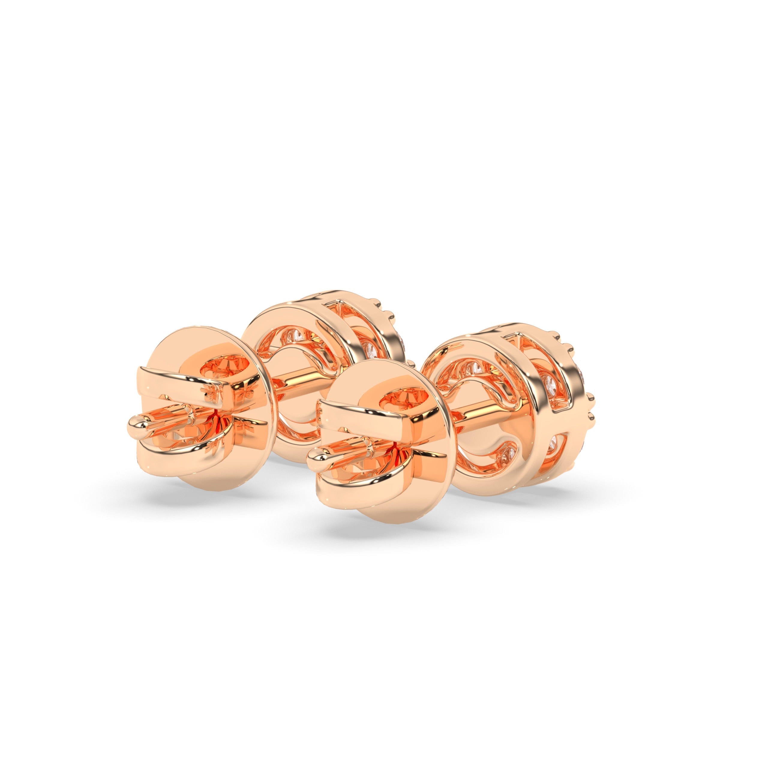 Astralyn Diamond Cluster Stud Earrings