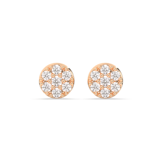 Astralyn Diamond Cluster Stud Earrings