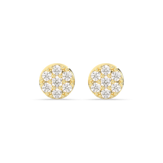 Astralyn Diamond Cluster Stud Earrings