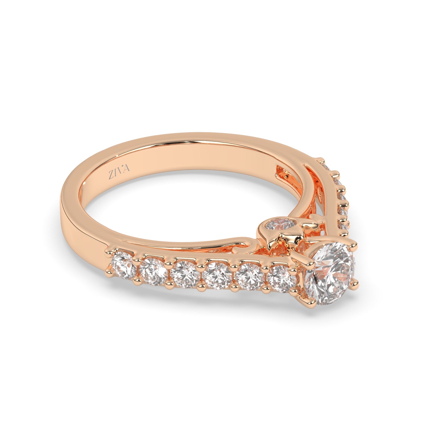 Verdiana Halo Diamond Ring