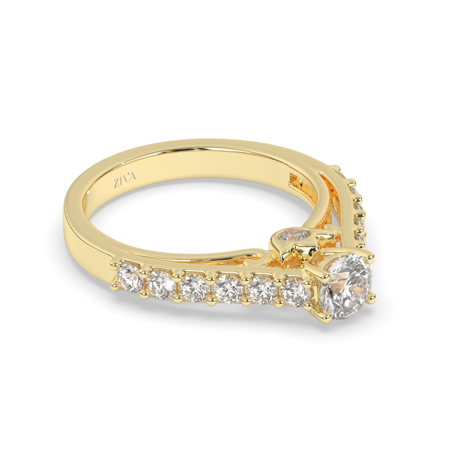 Verdiana Halo Diamond Ring