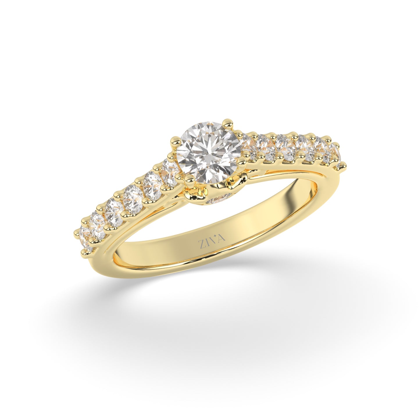 Verdiana Halo Diamond Ring