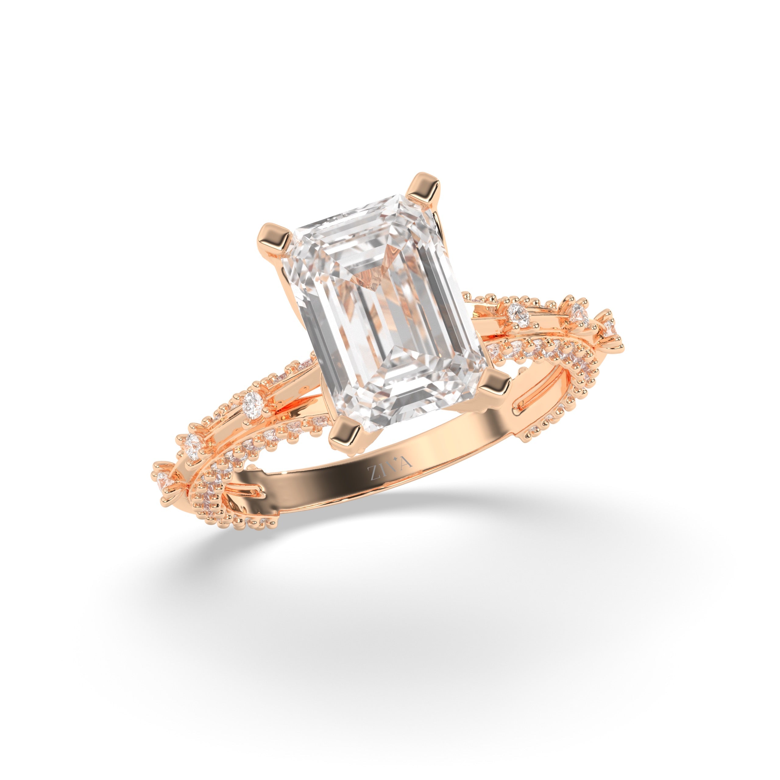Luxeva Halo Diamond Ring
