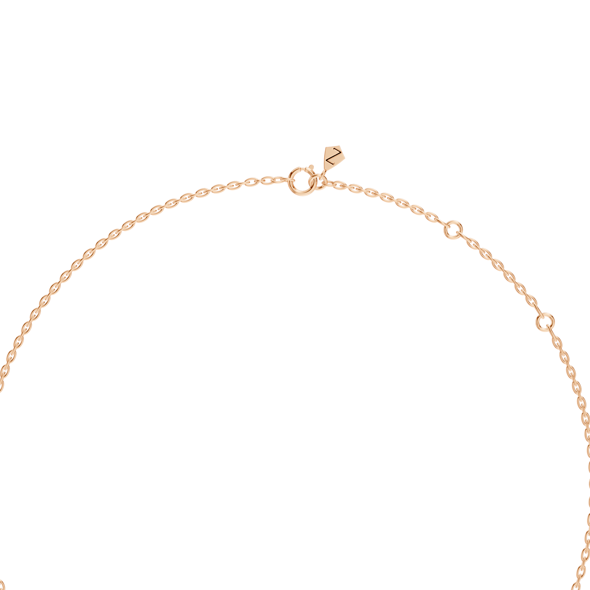 Solivane Arch Diamond Necklace