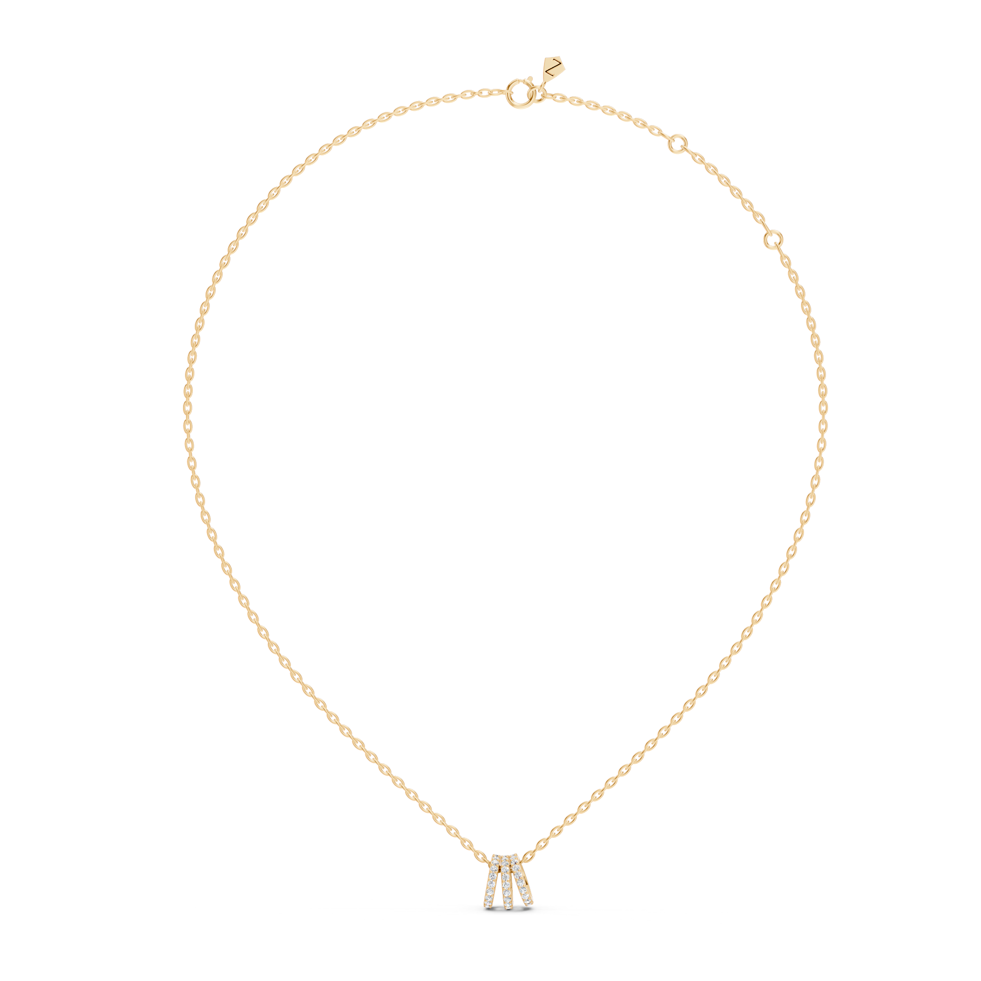 Trilina Diamond Necklace