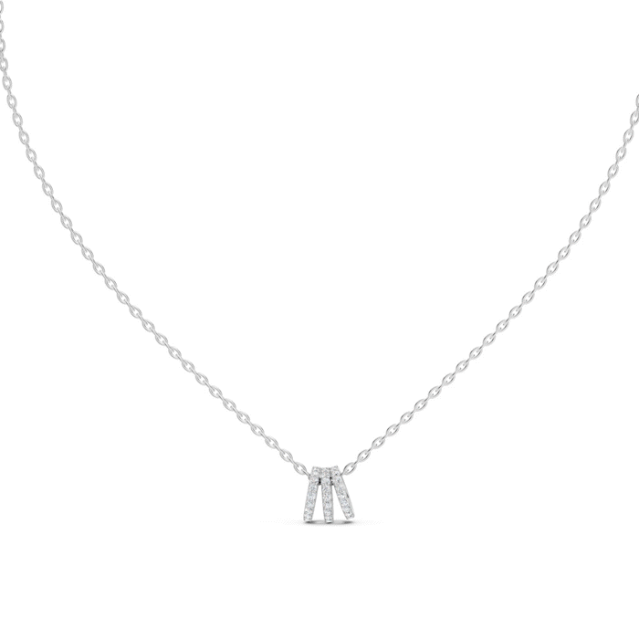 Trilina Diamond Necklace