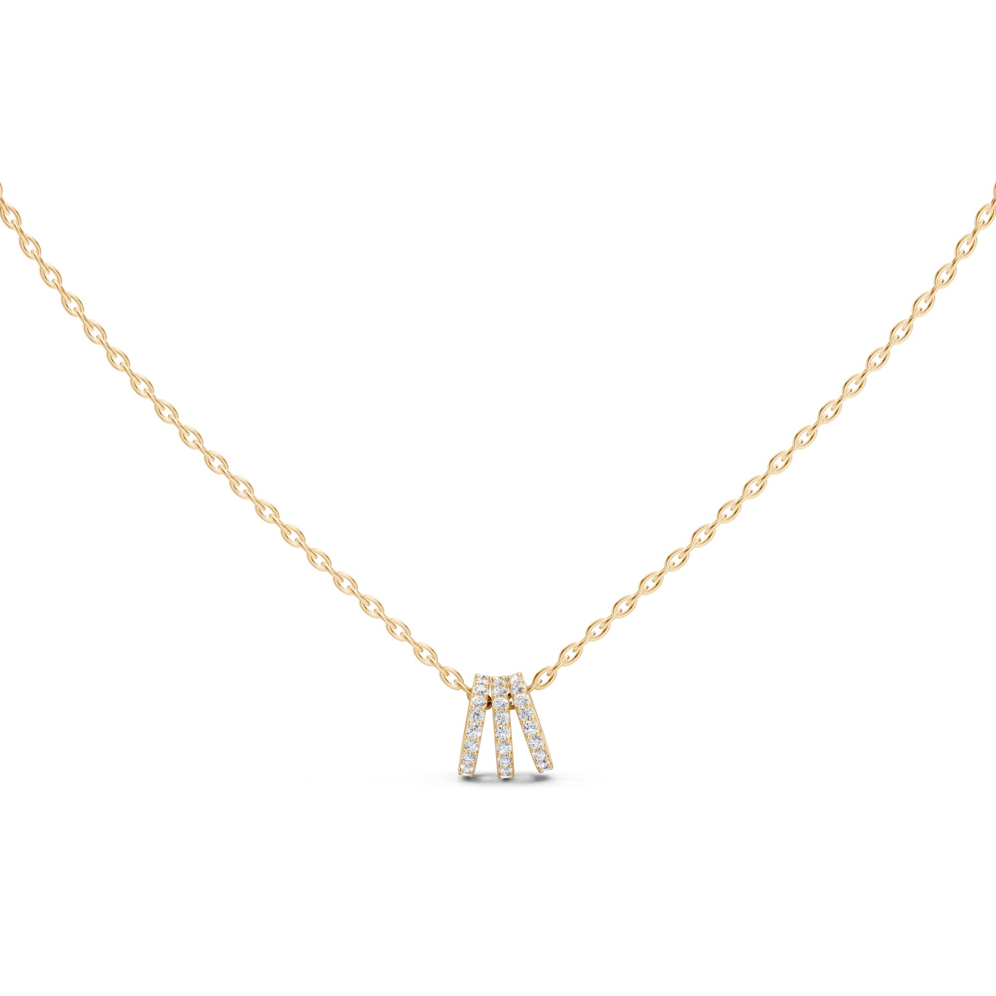Trilina Diamond Necklace
