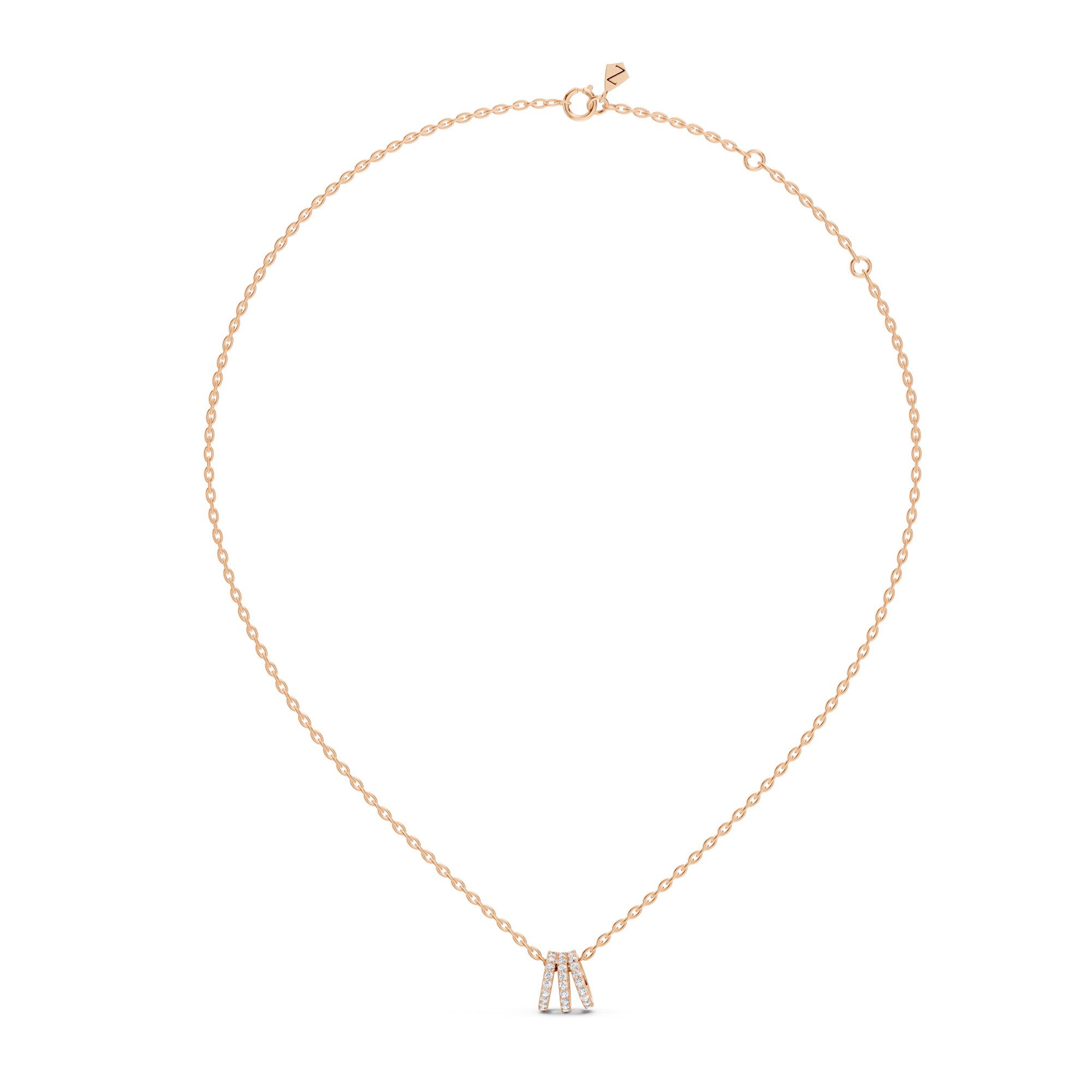 Trilina Diamond Necklace