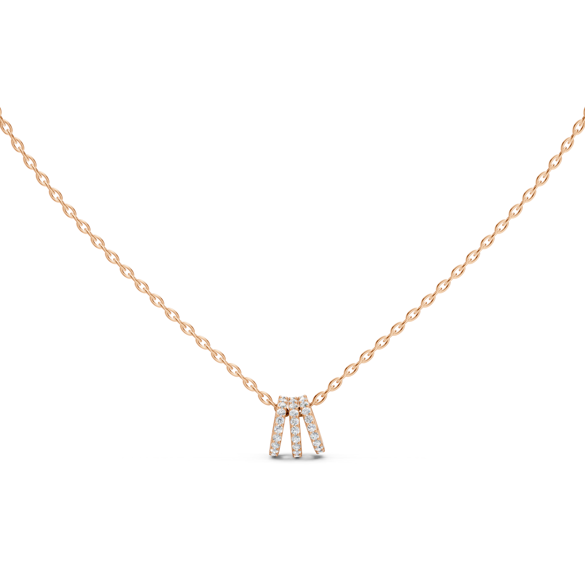 Trilina Diamond Necklace