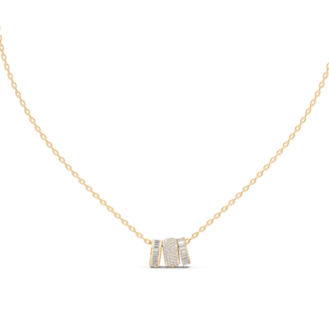 Lunessa Diamond Ring Necklace