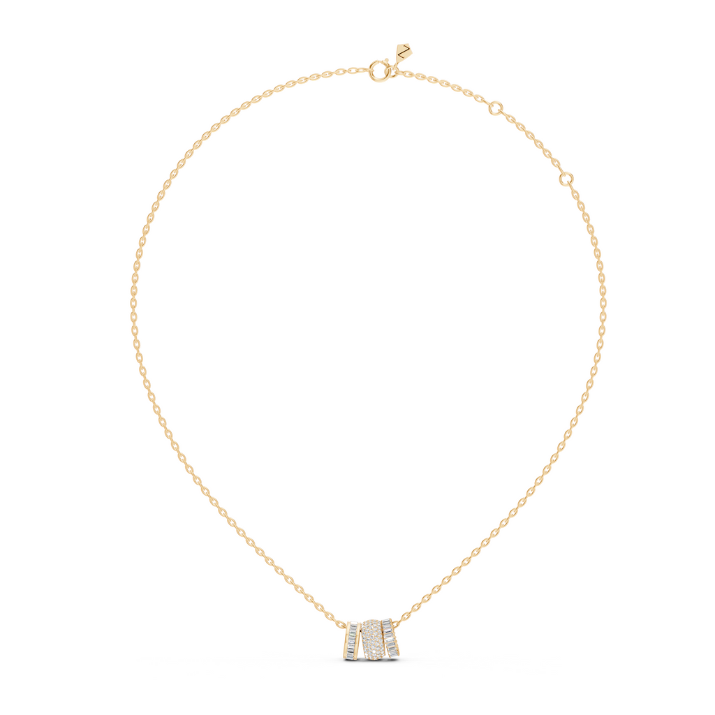 Lunessa Diamond Ring Necklace