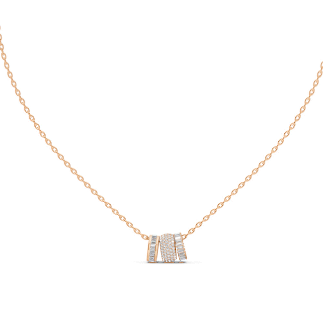 Lunessa Diamond Ring Necklace