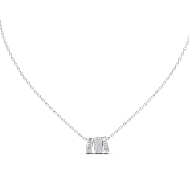 Lunessa Diamond Ring Necklace