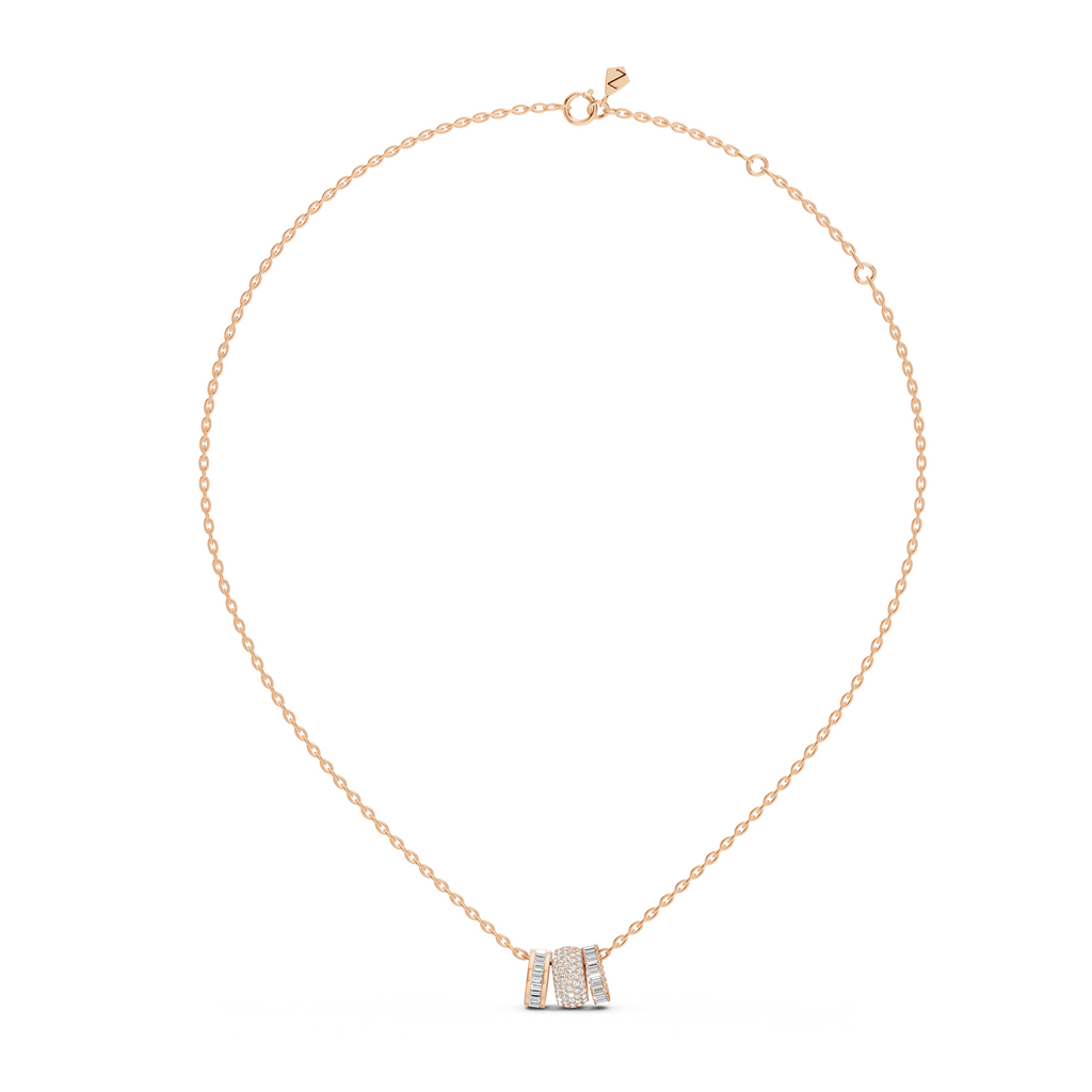 Lunessa Diamond Ring Necklace