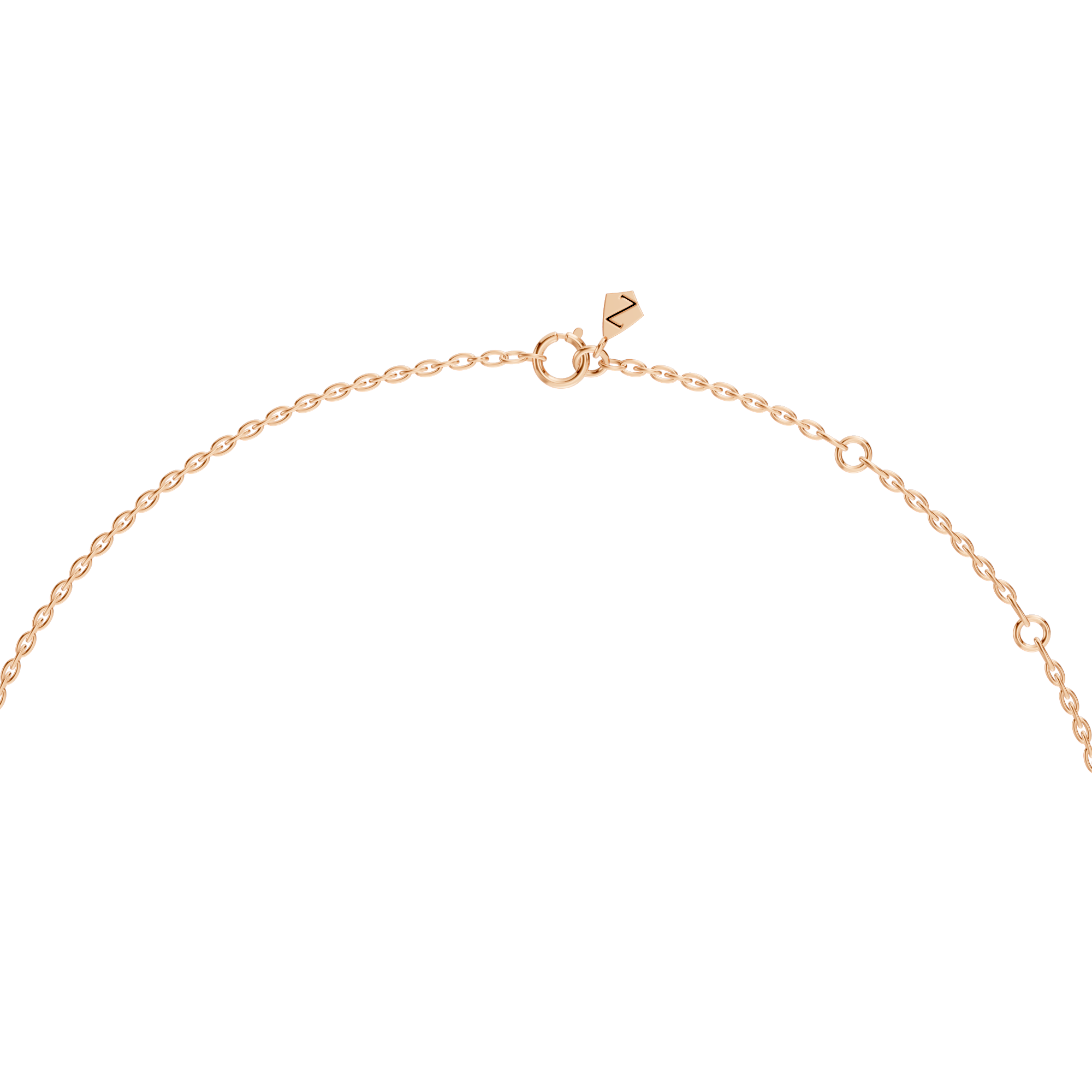 Lunessa Diamond Ring Necklace