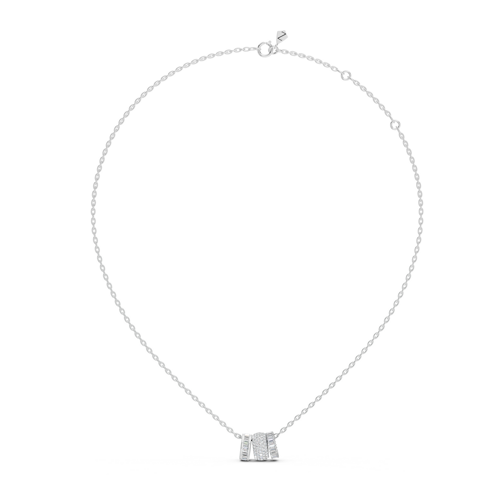 Lunessa Diamond Ring Necklace