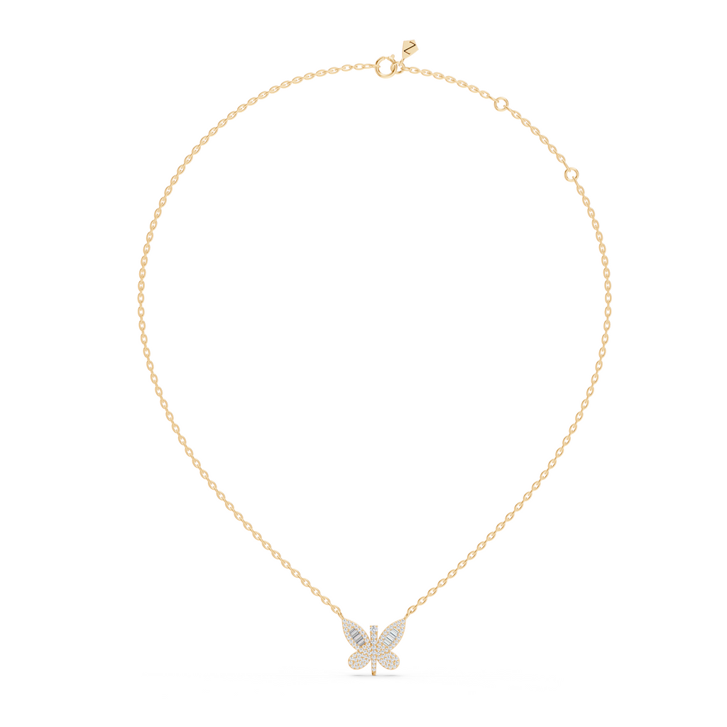Butterfly Diamond Necklace