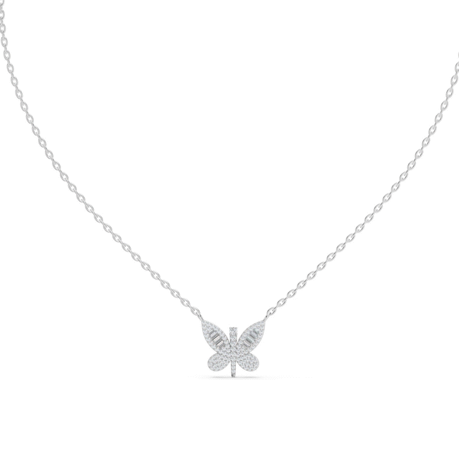 Butterfly Diamond Necklace