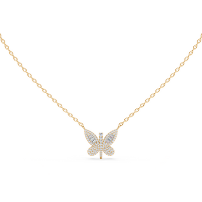 Butterfly Diamond Necklace