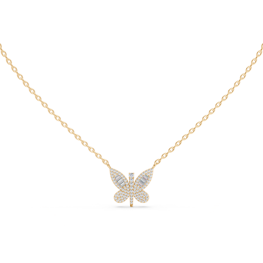 Butterfly Diamond Necklace