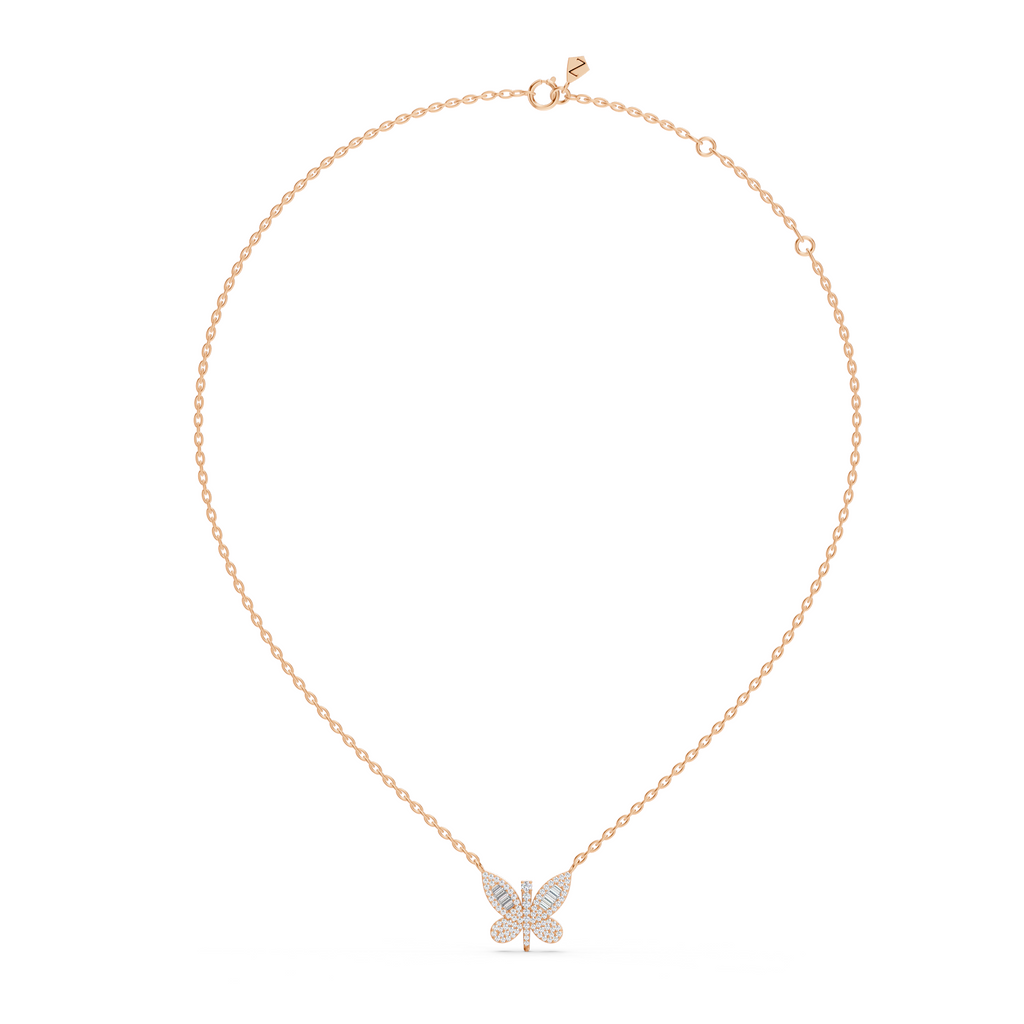 Butterfly Diamond Necklace