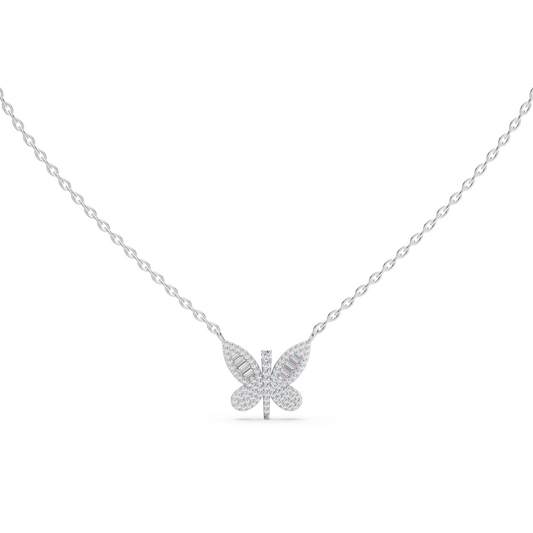 Butterfly Diamond Necklace