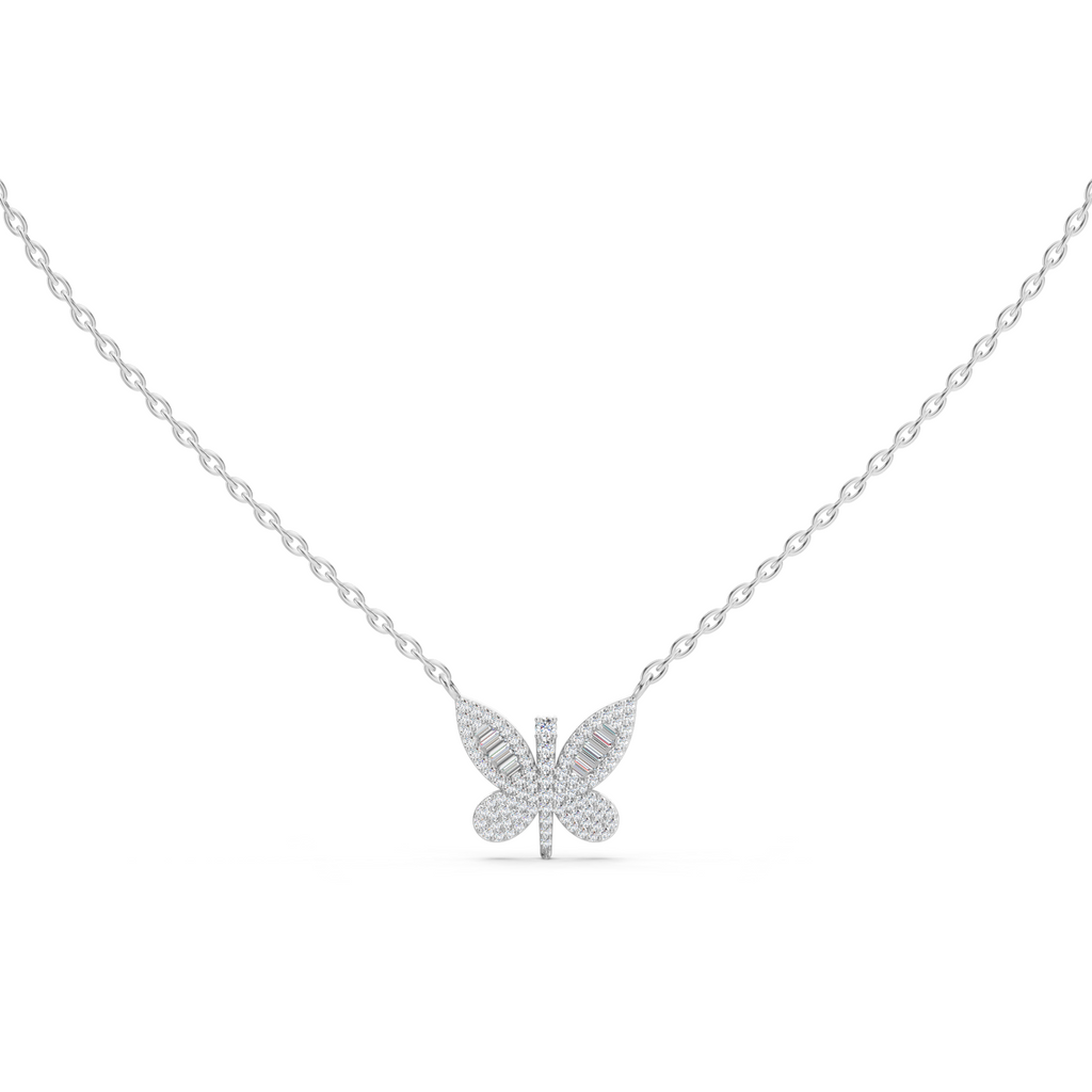 Butterfly Diamond Necklace