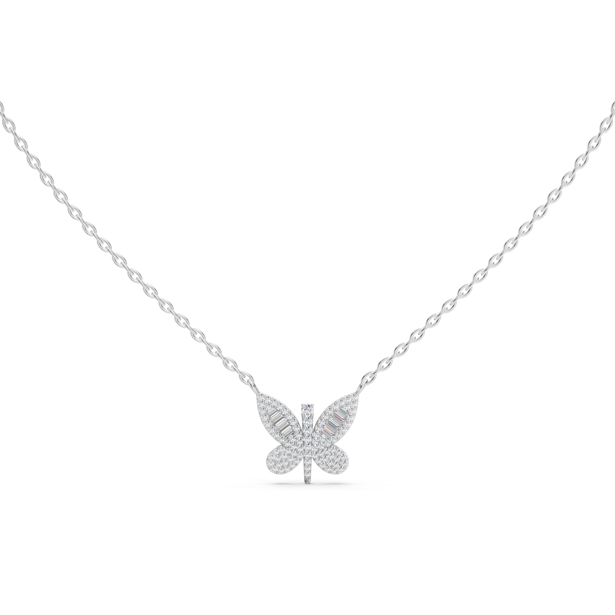 Butterfly Diamond Necklace
