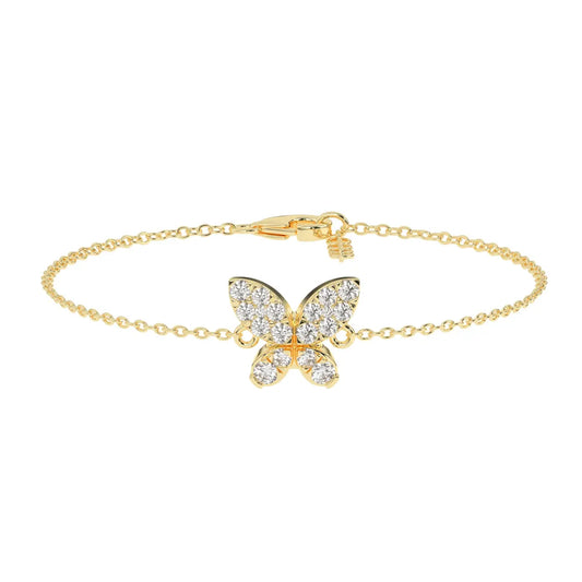 Sylph Butterfly Diamond Bracelet