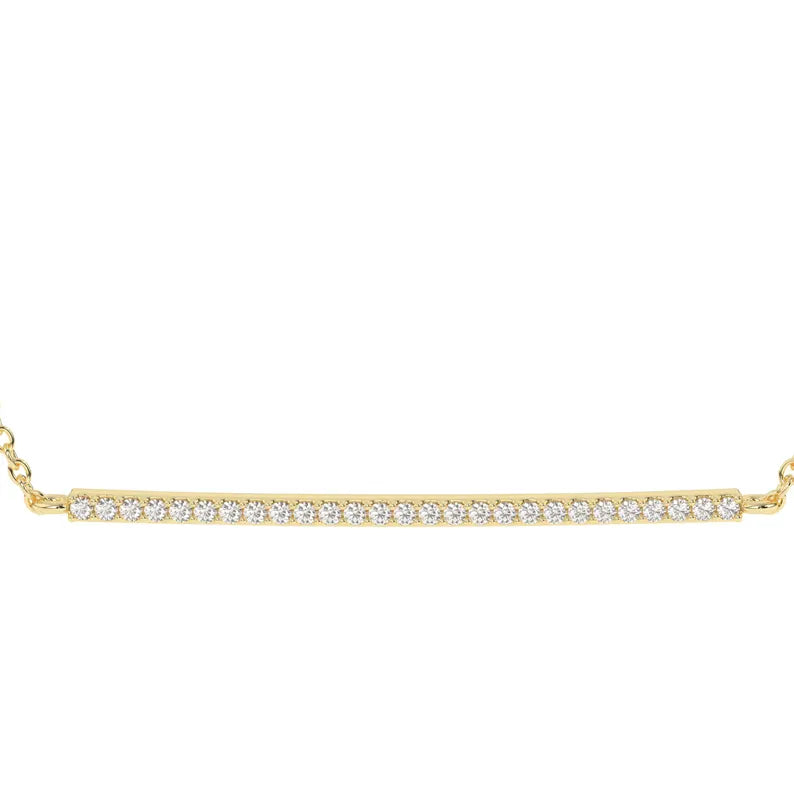 Diamond Bar Bracelet