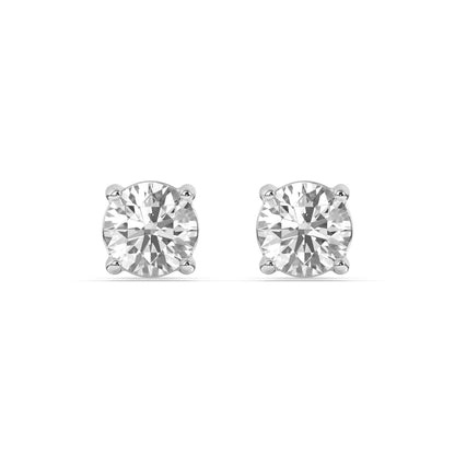 Solitaire Stud Earrings