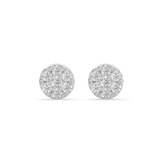 Astralyn Diamond Cluster Stud Earrings