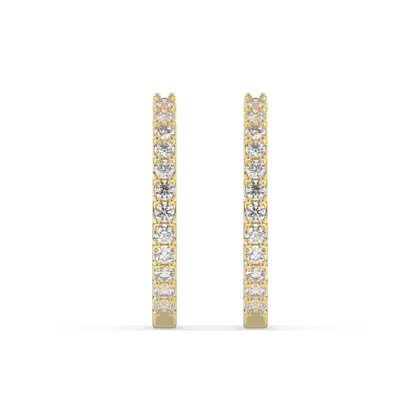 Aurelia Diamond Hoop Earring