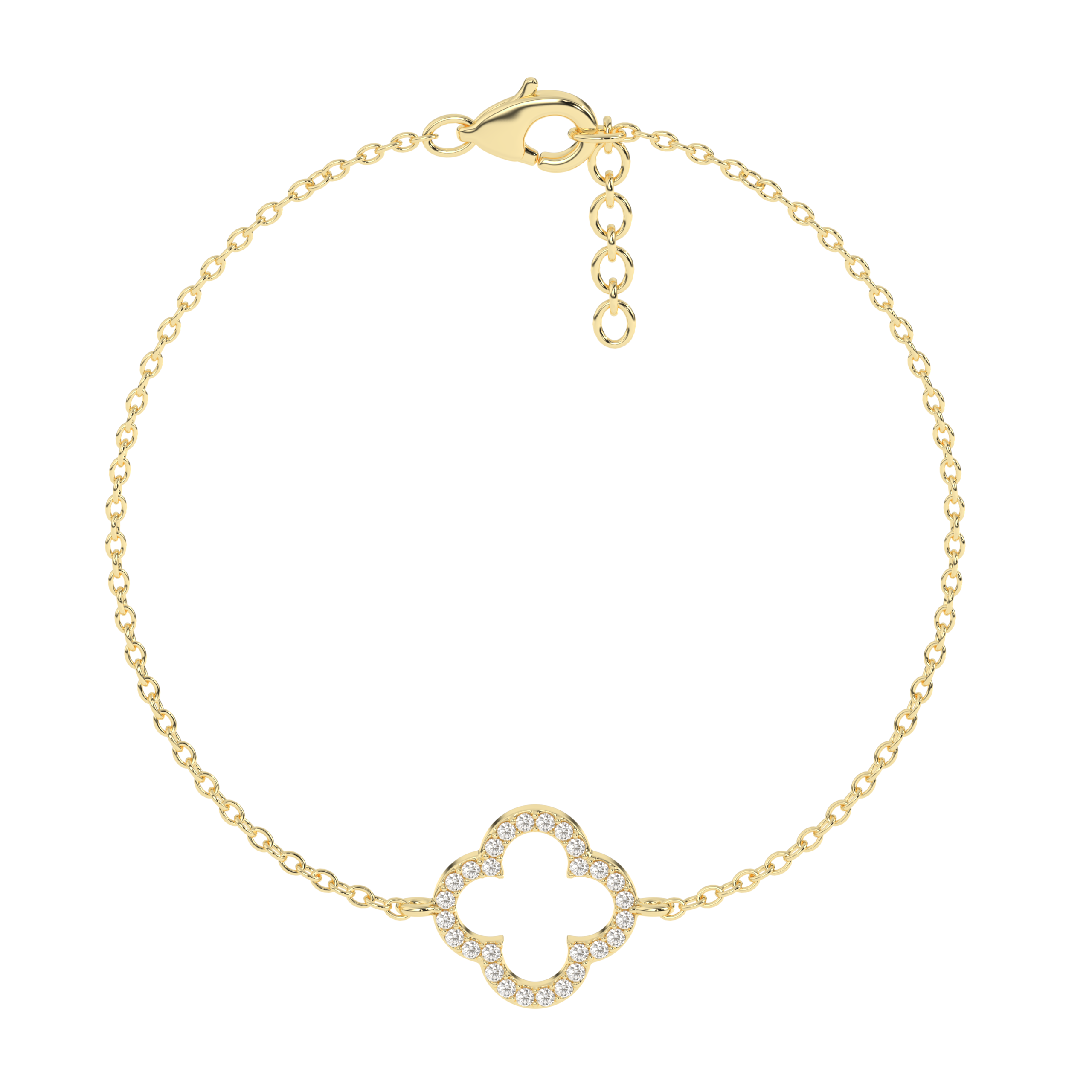 Clover Diamond Bracelet