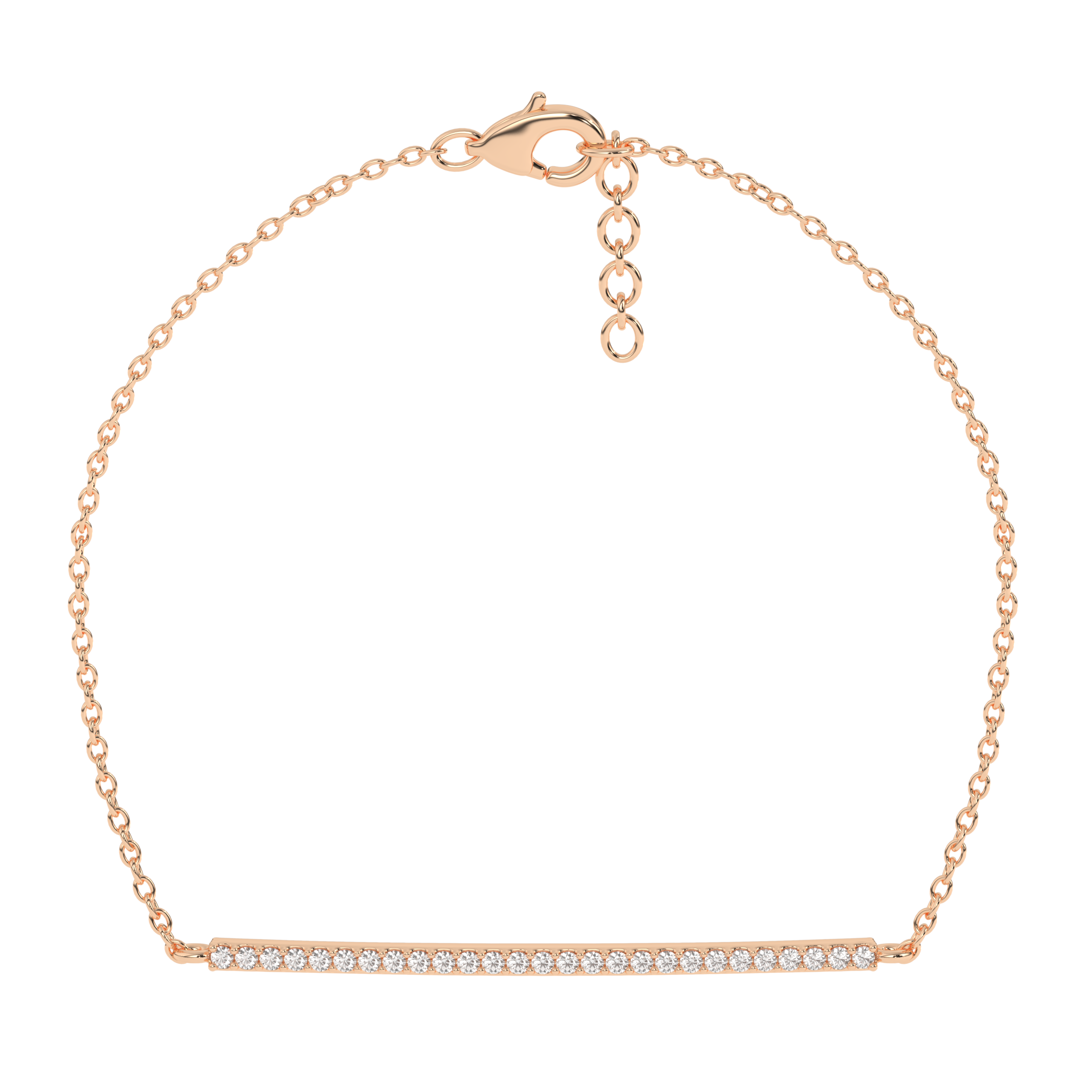 Diamond Bar Bracelet
