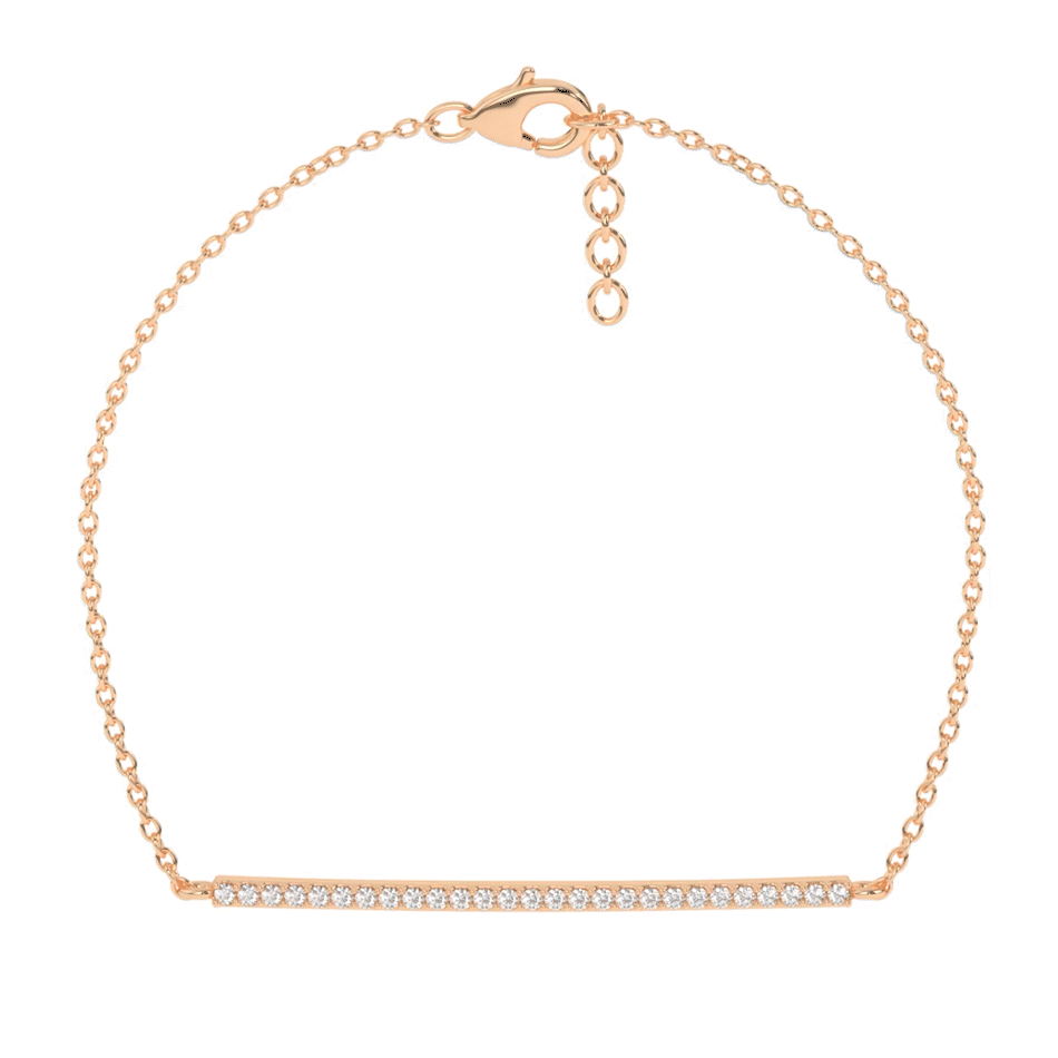 Diamond Bar Bracelet