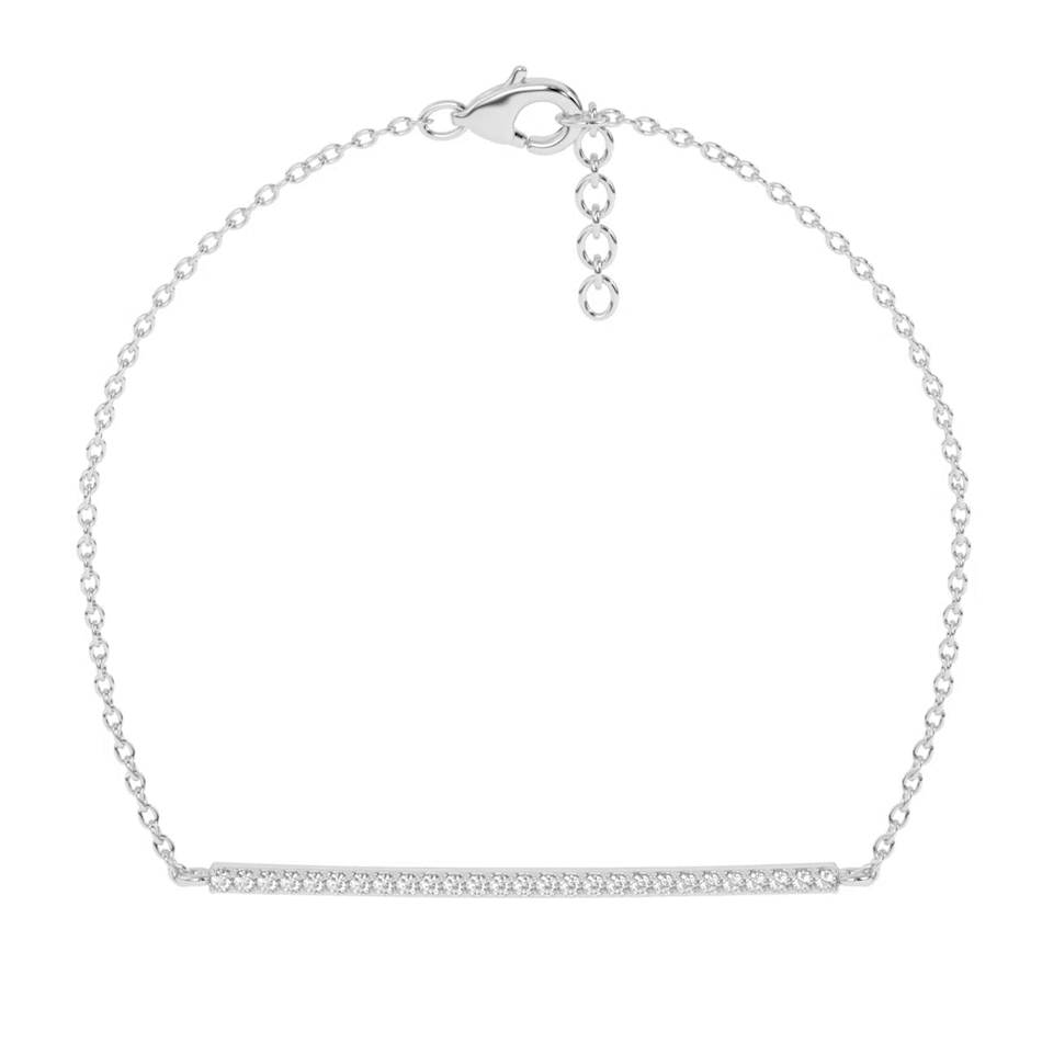 Diamond Bar Bracelet