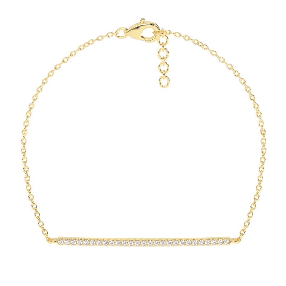 Diamond Bar Bracelet