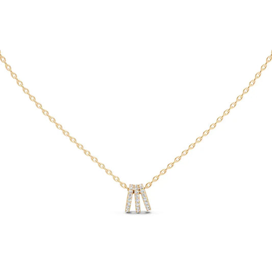 Trilina Diamond Necklace