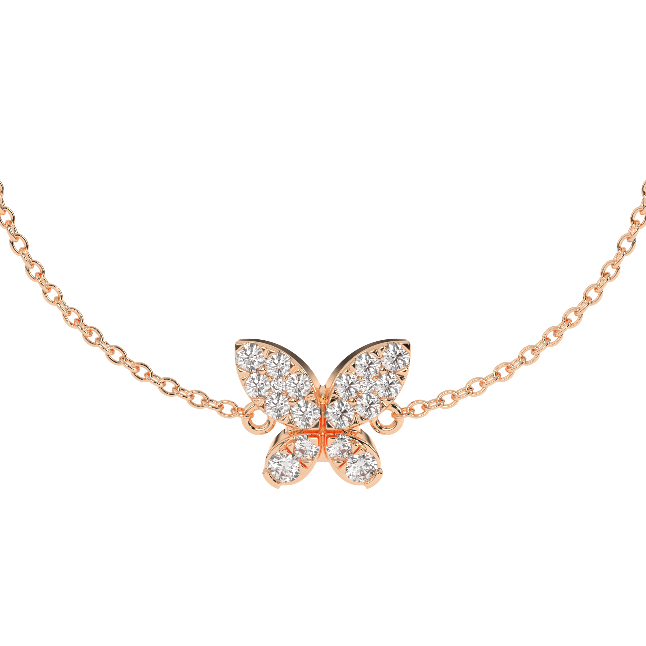 Sylph Butterfly Diamond Bracelet