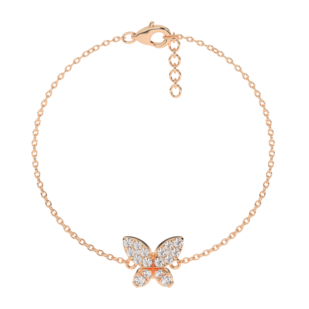 Sylph Butterfly Diamond Bracelet